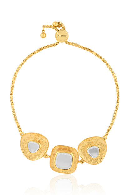 Gold Plated Mirror Bracelet