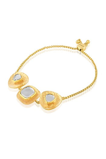 Gold Plated Mirror Bracelet