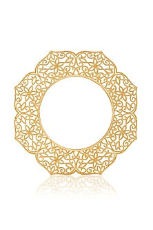 Gold Plated Hand-Cut Mirror Bangle