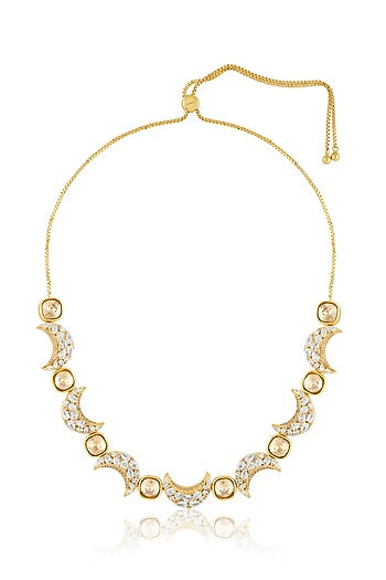 Gold Plated Crystal Zirconia Necklace