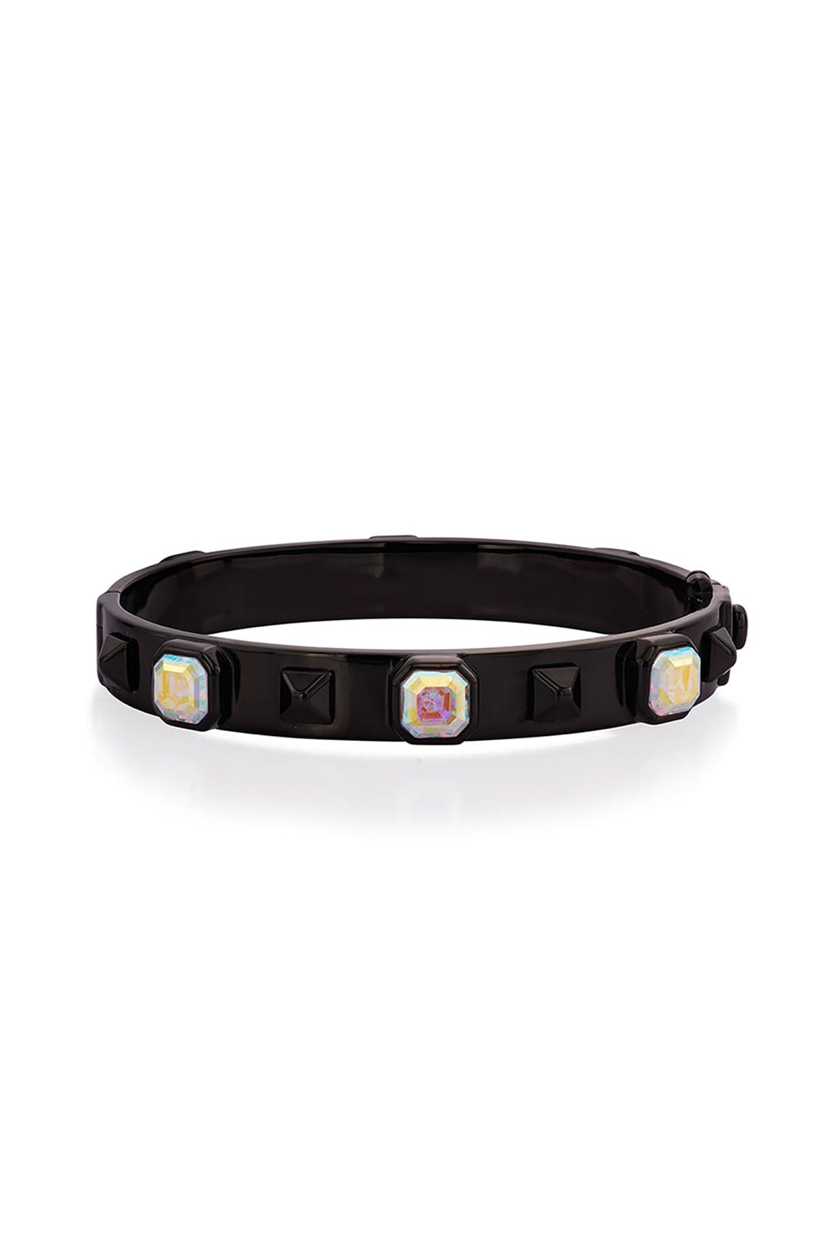 Black Rhodium Finish Abalone Bracelet