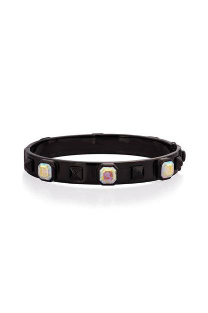 Black Rhodium Finish Abalone Bracelet