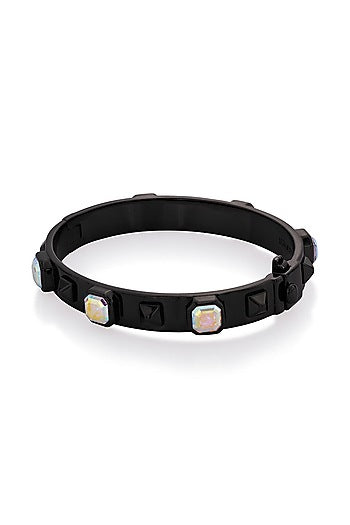 Black Rhodium Finish Abalone Bracelet