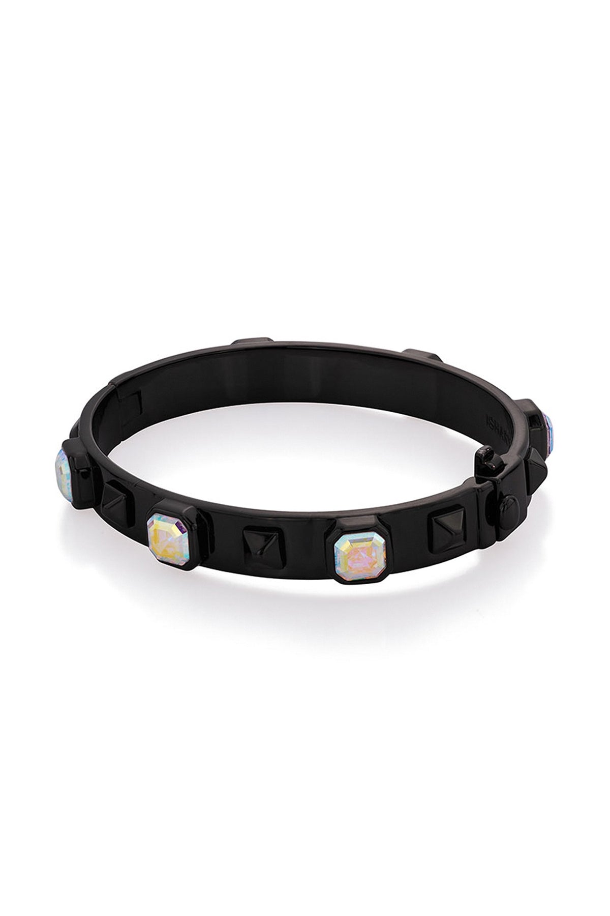Black Rhodium Finish Abalone Bracelet