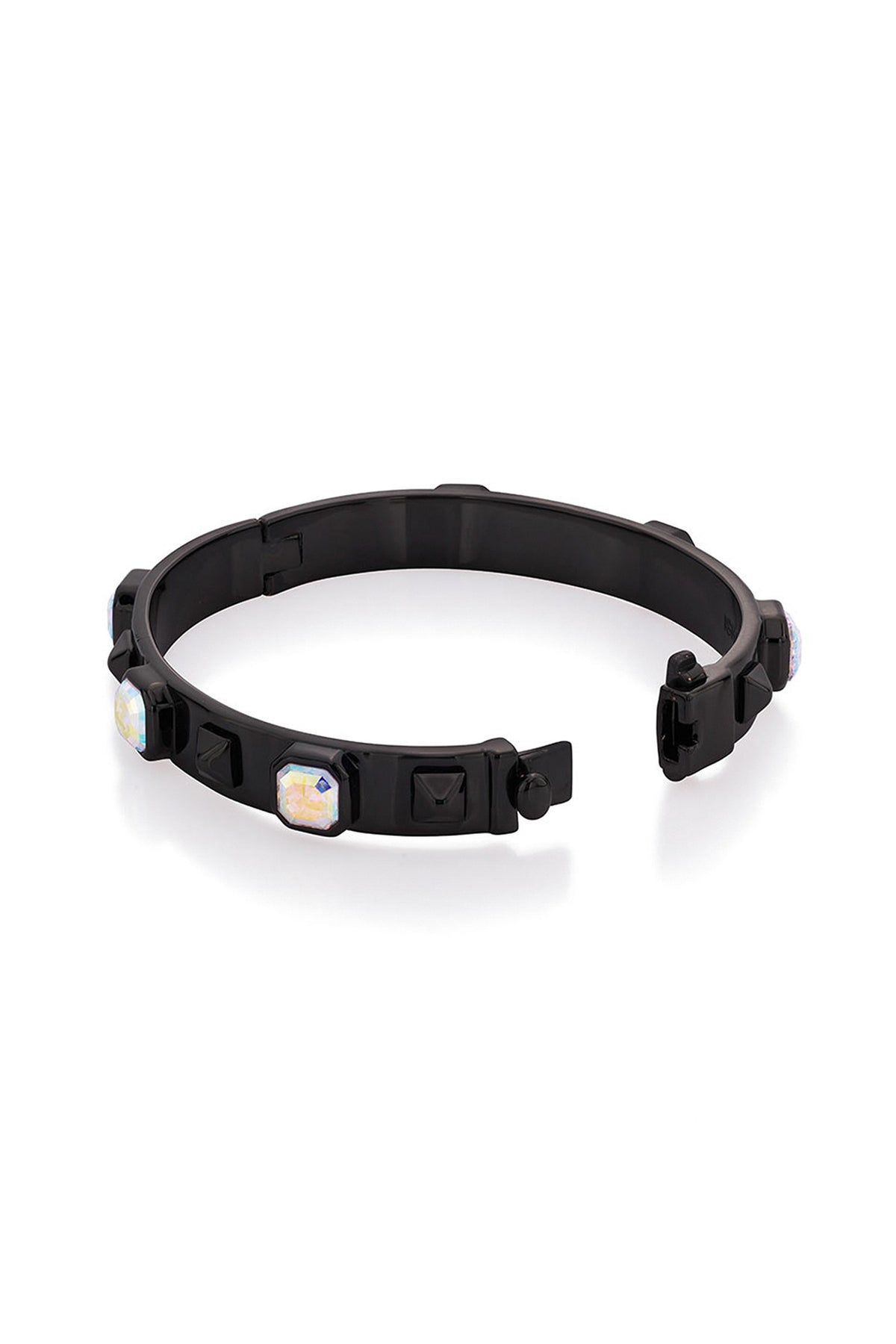 Black Rhodium Finish Abalone Bracelet