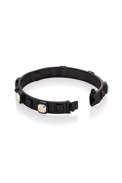 Black Rhodium Finish Abalone Bracelet