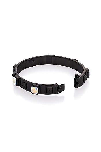 Black Rhodium Finish Abalone Bracelet