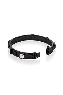 Black Rhodium Finish Abalone Bracelet