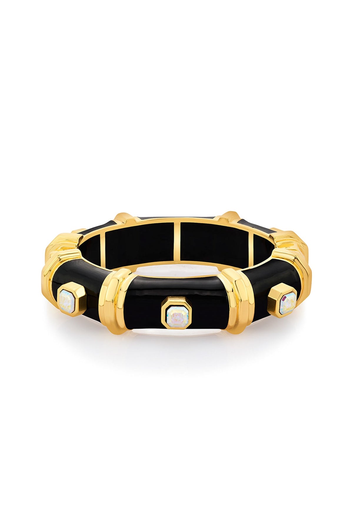 Gold Finish Resin Bangle