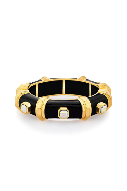 Gold Finish Resin Bangle