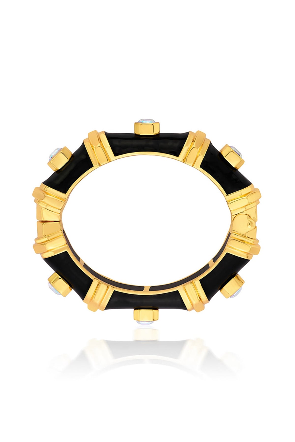 Gold Finish Resin Bangle