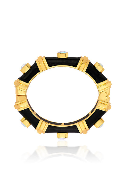 Gold Finish Resin Bangle