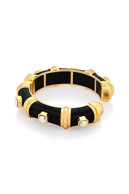 Gold Finish Resin Bangle