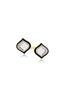 Gold Plated Mirror Ring