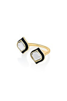 Gold Plated Mirror Ring