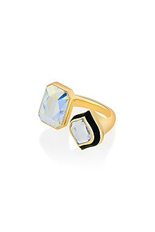 Gold Plated Mirror Ring