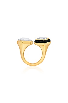 Gold Plated Mirror Ring