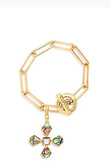 Gold Finish Link Bracelet