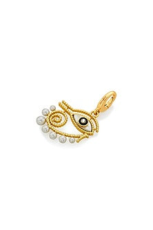 Gold Finish Evil Eye Charm