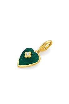 Gold Finish Heart Charm