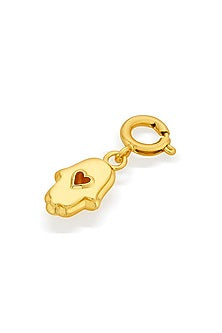 Gold Finish Heart Charm