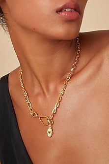 Gold Finish Heart Charm