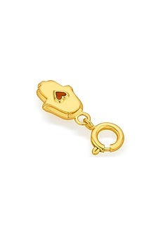 Gold Finish Heart Charm