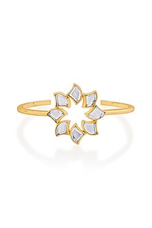 Gold Plated Mirror Cuff