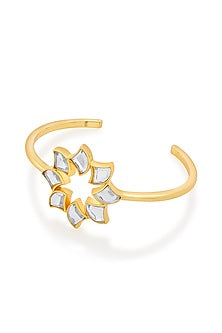 Gold Plated Mirror Cuff