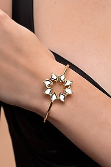 Gold Plated Mirror Cuff