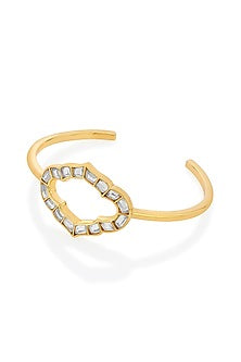 Gold Plated Mirror Cuff