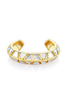 Gold Plated Mirror Cuff