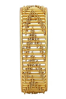 Gold Finish Dart Cuff