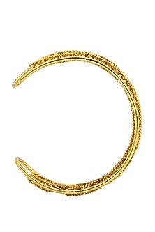 Gold Finish Dart Cuff