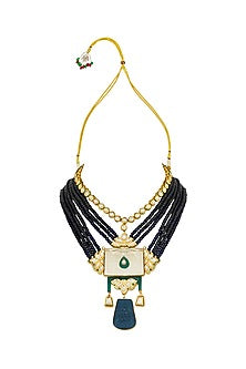Gold Druzy Agates Necklace