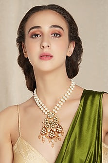 Gold Finish Handcrafted Necklace