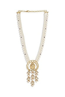 Gold Finish Meenakari Layered Necklace