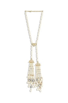 Gold Finish Hydro Kundan Polki Necklace