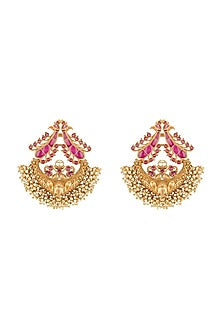 Gold Plated Pearl Earrings