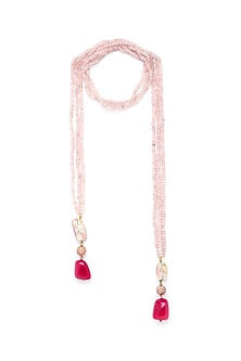 Gold Finish Baroque Pearl Necklace