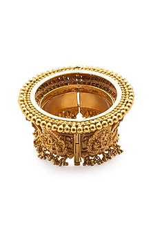 Gold Finish Hydro Ruby Bangles