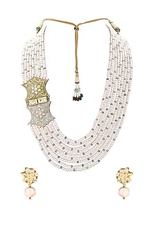 Gold Plated Meenakari Necklace Set