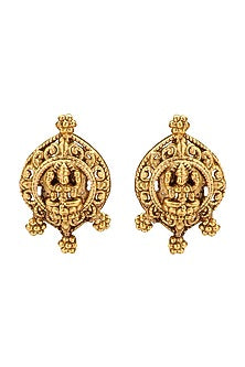 Gold Plated Beaded Pendant Necklace Set