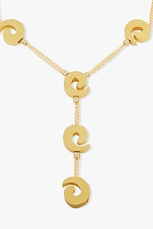 Gold Finish Solene Necklace