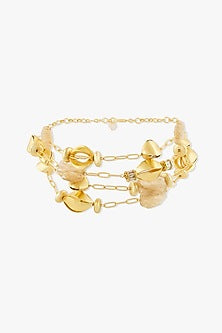 Gold Finish Maelis Choker Necklace