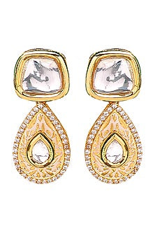 Gold Finish Meenakari Necklace Set