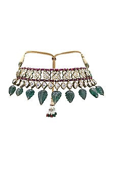 Gold Finish Rube Necklace Set