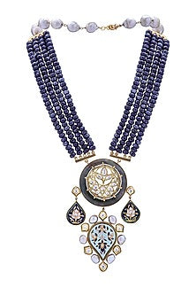Gold Finish Baroques Necklace