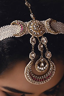 Gold Finish Mathapatti