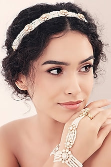 Gold Finish Mathapatti